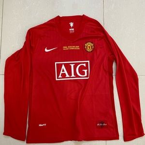 Manchester United 2008 Final Moscow Jersey